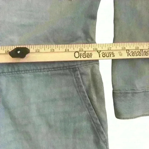 Lee Union-Alls Denim Coveralls Light Wash Long Sleeve Zip Up Barely Blue Small - Picture 6 of 12